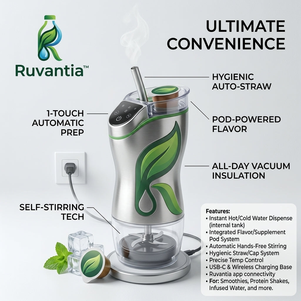 Ruvantia™ Ultimate Convenience Smart Tumbler